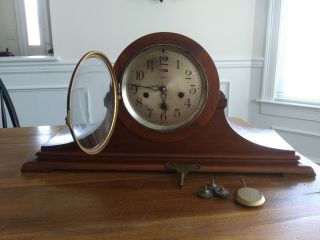 Antique Ansonia Westminster Chime Mantel Clock York Movement