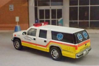 Fire & Rescue Gmc Fire Department Emt Ambulance 1/64 Scale Limited Edition W