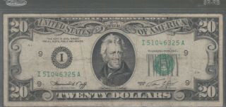 1974 (i) $20 Twenty Dollar Bill Federal Reserve Note Minneapolis Vintage Money
