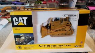 Norscot Caterpillar D10n Track - Type Tractor - Yellow - 1:50 Diecast 55701
