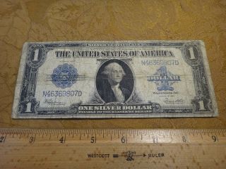 1923 United States Silver Certificate $1 Large Note Horse Blanket - S&h Usa