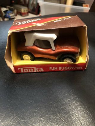 Tonka Tiny - Tonka Fun Buggy No.  503 With Box,  Made In The U.  S.  A.