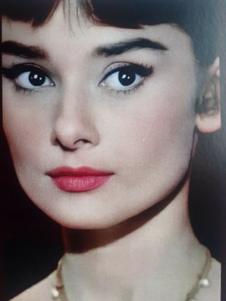 Art Postcard Vintage Photo Art Film Photography Art Actress Audrey Hepburn Star