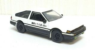 1/72 Real - X Initial D Toyota Sprinter Trueno Ae86 Fujiwara Diecast Car Model