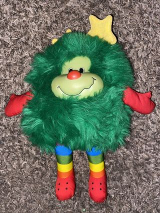 Vintage Mattel Hallmark 1983 Rainbow Brite Green Sprite Lucky 12 " Stuffed Plush