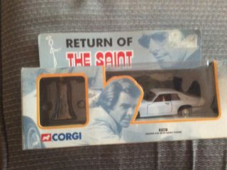 Jaguar Xjs Return Of The Saint With Figure Corgi 1:36 Die - Cast 57404 Boxed