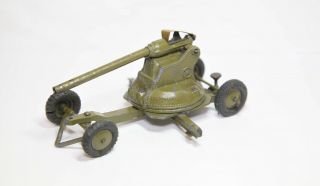 Britains No 1717 2 Pounder Anti - Aircraft Gun On Mobile Chassis - Vintage Model