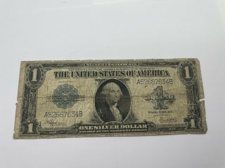 1923 Us One Dollar $1 Bill Large Silver Certificate