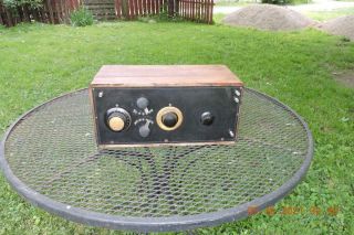 Antique All American Tube Crystal Radio Type R - 13 Frequency Transformer