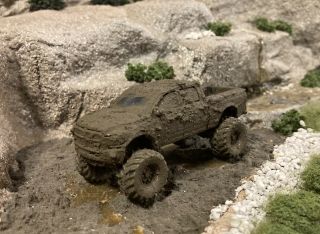 2018 Dodge Ram 4x4 Truck Custom Lifted 1/64 Diecast 4wd Mudder Mud Bog Trail