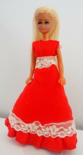 Vintage Palitoy Pippa Britt Doll,  1970s,  With Dress
