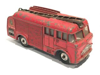 Vintage 1960s Dinky Toys Bedford Fire Engine No.  259 With Ladder,  Bell.