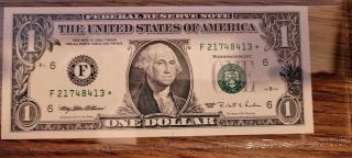 us paper money 1995 $1 Dollar Bill Legal Tender GRADED PMG 66 STAR NOTE 3