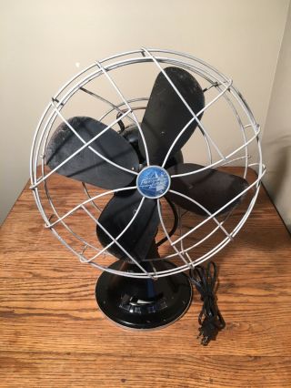 Old Vintage Antique Emerson Electric Fan 79646 - Au Oscillating 3 Speed