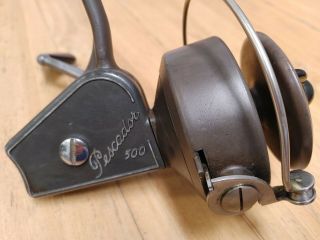 Vintage Pescador 500 Spinning Reel - 1950 - Made In Italy