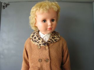 1959 Horsman Patti Playpal Companion Doll 34 " Blond Hair Sleep Eyes D4