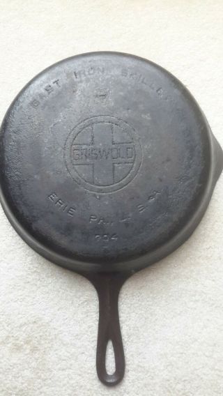 Vintage Cast Iron Griswold 8 704 A Large Logo Block Letters Skillet
