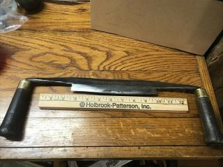 Antique D.  R.  Barton 7 - 1/2 " Draw Knife/shave Woodworking