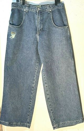 Vintage Jnco Smoke Stacks 179 Wide Leg Jeans - Sz 34x30