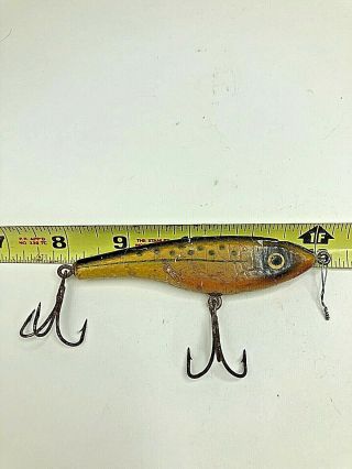 South Bend Lipless Sinking Minnow Fishing Lure Trout Finnish Vintage Old Tackle