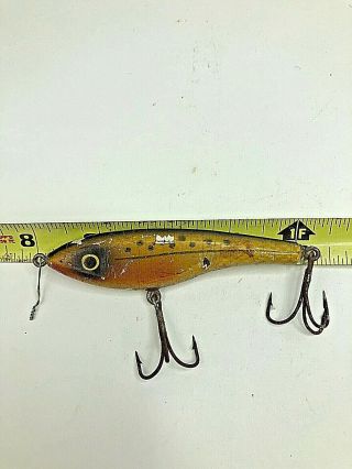 South Bend Lipless Sinking Minnow Fishing Lure Trout Finnish Vintage Old Tackle 2