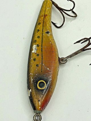 South Bend Lipless Sinking Minnow Fishing Lure Trout Finnish Vintage Old Tackle 3