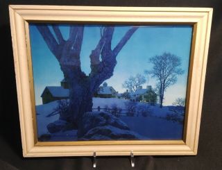 Vintage Maxfield Parrish “lights Of Welcome” Print
