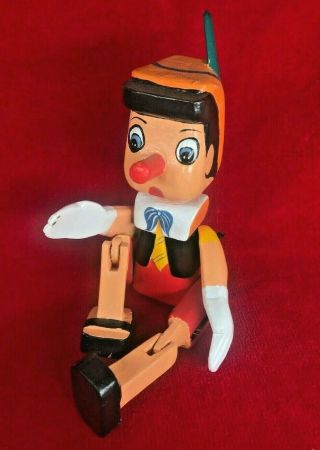 Vintage Wooden Pinocchio Doll Collectable 10 "