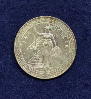 British Trade Dollar 1903 Silver Coin Hong Kong Straits Settlements