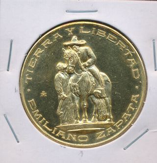 1911 Mexico Gold Emiliano Zapata Medal Rare - (offer Price)