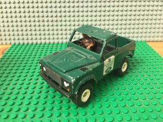 Britains National Trust Land Rover And Driver Made In England Green Btn 90