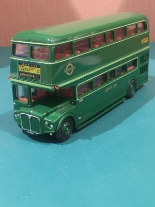 Efe Code 3 London Transport Routemaster Bus Rcl2225 Green Line Route 722 Boxed