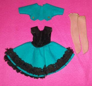 Vhtf Vintage Vogue Jill Doll Outfit 3163 So Minty Ginny Sis ❤