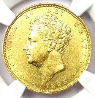 1825 Britain England George Iv Gold Sovereign Coin 1s - Certified Ngc Au Details