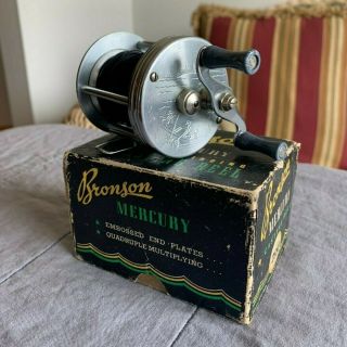 Bronson Mercury Casting Reel No.  2550 With Papers,