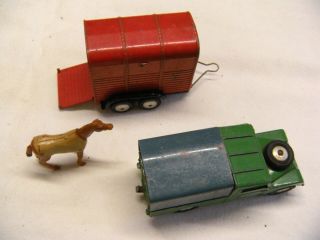 Corgi Toys: Land Rover And Pony Trailer Ser