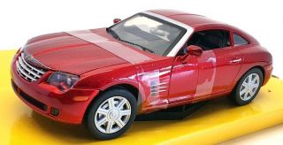 Motor Max 1/24 Scale Model Car 73283 - Chrysler Crossfire - Red