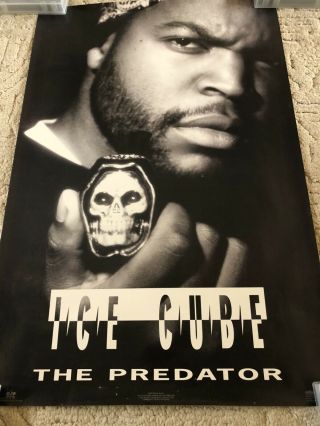 Ice Cube The Predator Vintage Poster 1992 Old School Rap 35”x23”