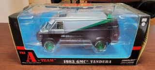 1983 Gmc Vandura The A Team Green Machine Chase 1:24 Greenlight Die - Cast Mib