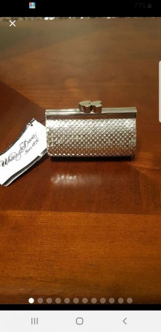 Vintage Whiting And Davis Silver Mesh Coin Purse