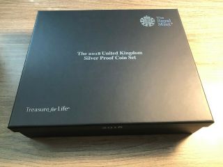 2018 Uk Sterling Silver Proof Coin Set From The Royal - Mintage 467/1000