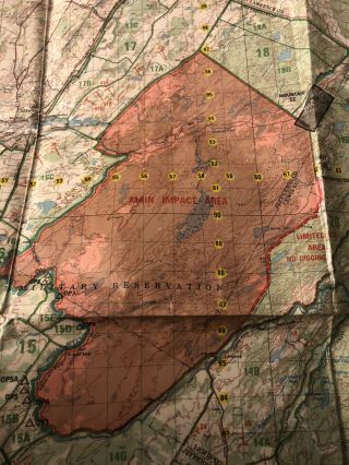 Vintage Fort Drum Military Installation Map NY 2 - DMA V721S 1994 3
