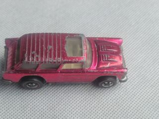 1970 Hot Wheels Redlines Classic Nomad Rose With White Interior