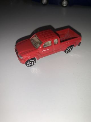 Toyota Tacoma Suntoys L9837 Diecast Pickup Truck Almost 1:64 Scale Red