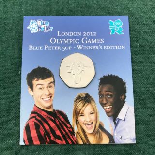 2009 Blue Peter 50p London 2012 Olympic Games Winners Edition Bunc