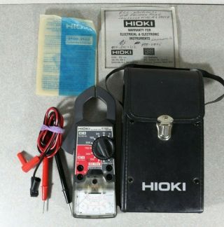 Vintage Hioki 3100 Clamp On Analog Multimeter Battery