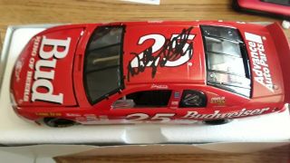 Action Wally Dallenbach Signed 25 Budweiser Bank 1:24 Scale