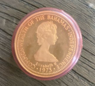 1975 Commonwealth Of The Bahamas Gold 150 Dollar Coin
