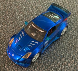 Jada Nissan 350z Import Racer (blue) 1/24 Diecast Veilside Tein Falken