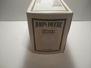 John Deere 430 Crawler Industrial Model open box 1:16 die cast Ertl 5771 3